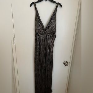 Sabina Musayev metallic maxi dress